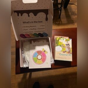 Complete Crochet Kit with Supplies and Instructions